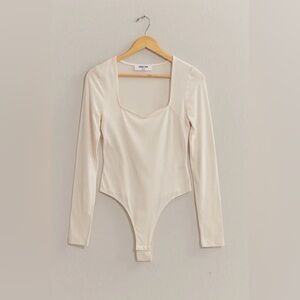 HYFVE Cream Long Sleeve Bodysuit
